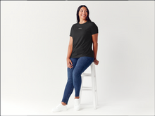 Load image into Gallery viewer, Women&#39;s Tapcart Logo Tee in Black