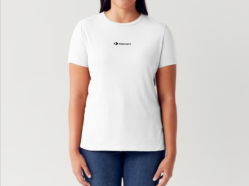 Women's Tapcart Logo Tee  in White